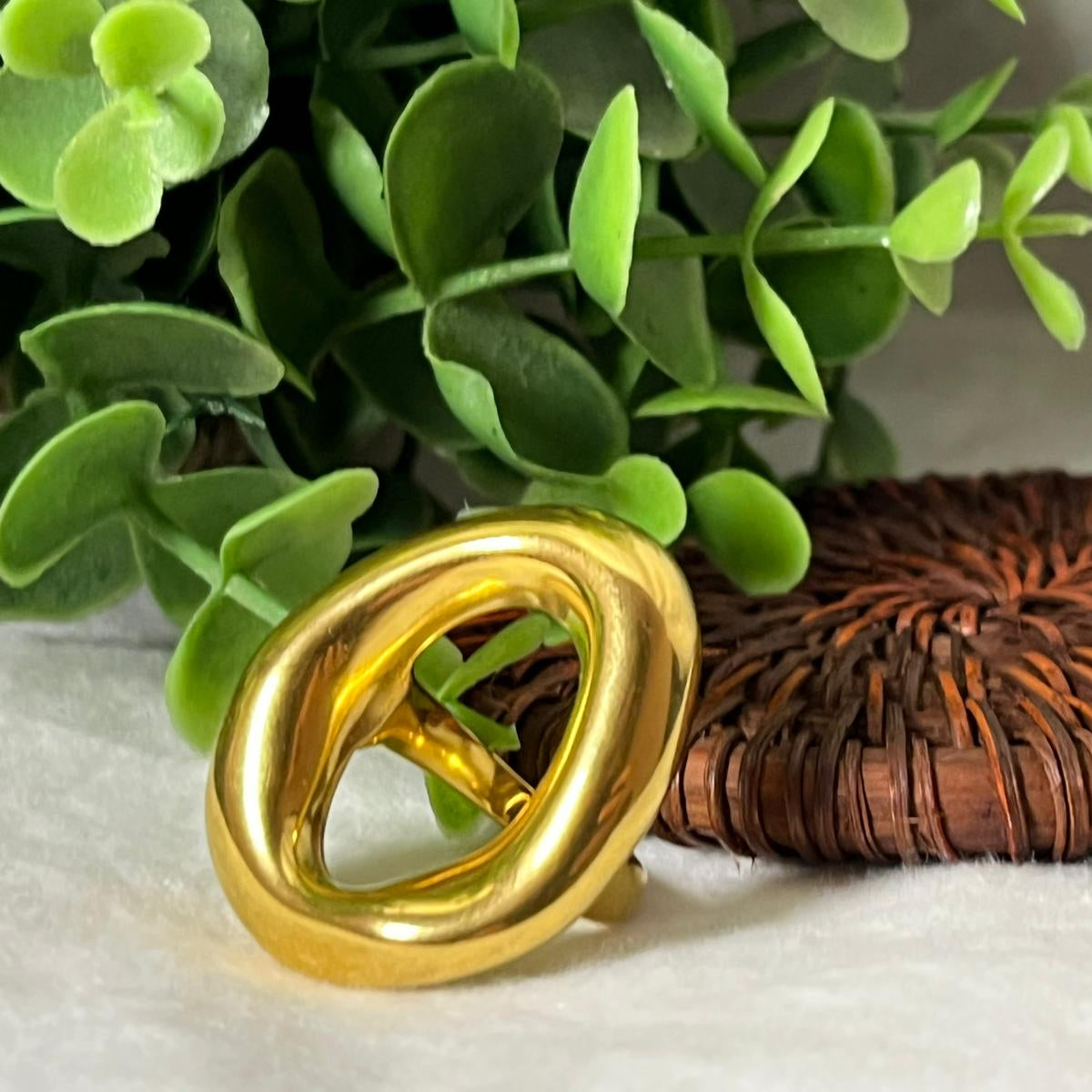 Anillo Hollow Redondo